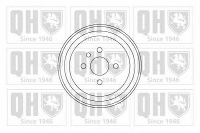 QUINTON HAZELL bdr108 -  Тормозной барабан